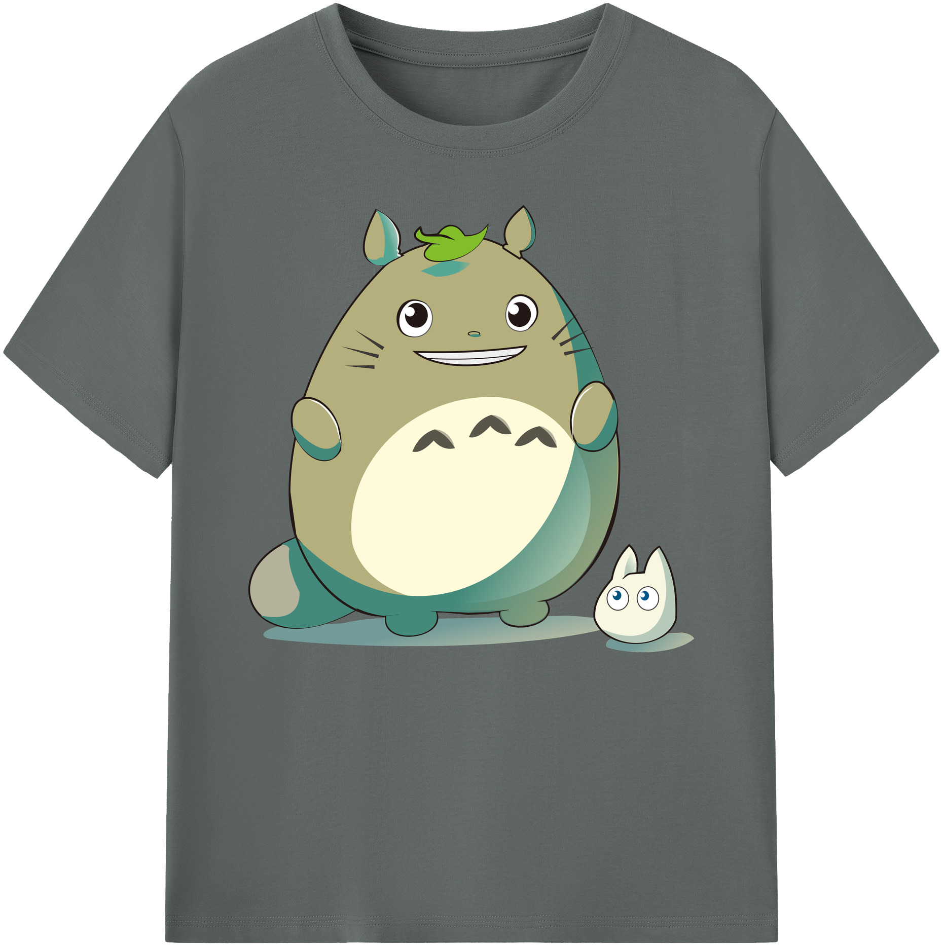 （画像用） となりのトトロ 草壁メイ 草壁サツキ My Neighbor Totoro Satsuki Kusakabe Mei Kusakabe 綿100％ メンズ半袖Tシャツ｜肌触りやわらか＆通気性